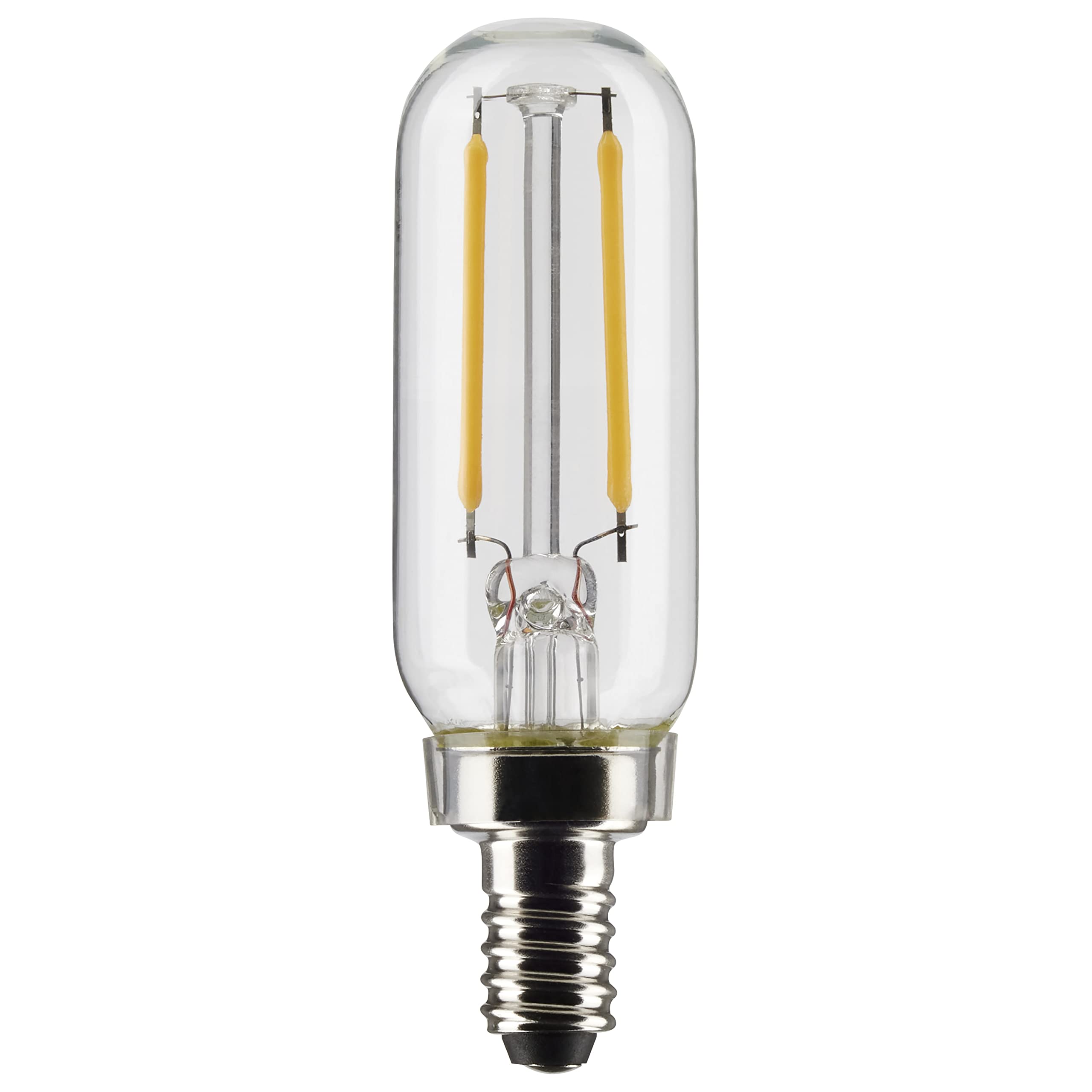 Satco S21340/06 2.8-Watt LED E12 Light Bulbs, 2700K, 15000 Hour